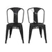 DOREL HOME Finn Chair 432 mm Black C009001UK 508.00 (W) x 432.00 (D) x 787.00 (H) mm