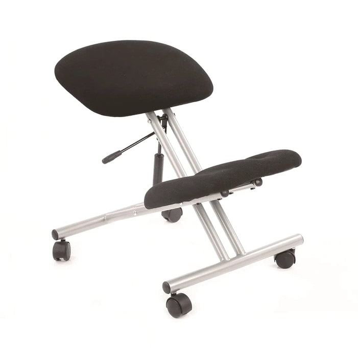 Dynamic Basic Tilt Task Operator Chair Without Arms Kneeler Myrrh Green Back, Silver Frame Without Headrest Medium Back
