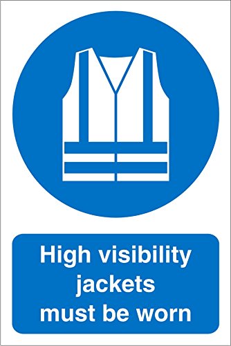 Mandatory Sign High Vis PVC 30 x 20 cm