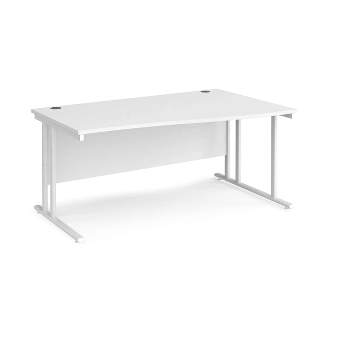 Dams International Wave Desk MC16WRWHWH 1,600 x 725 x 800 - 990 mm