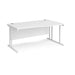 Dams International Wave Desk MC16WRWHWH 1,600 x 725 x 800 - 990 mm