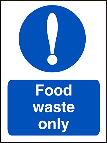 Catering Sign Food Waste Vinyl 30 x 20 cm