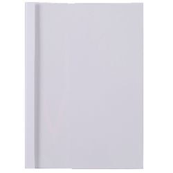 GBC ThermaBind Binding Covers A4 LeatherGrain 150 Microns 3 mm White Pack of 100
