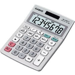 Casio Desktop Calculator MS-88ECO 8 Digit Display Grey