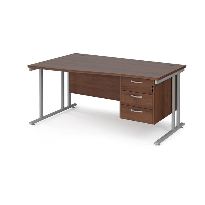 Dams International Wave Desk MC16WLP3SW 1,600 x 725 x 800 - 990 mm