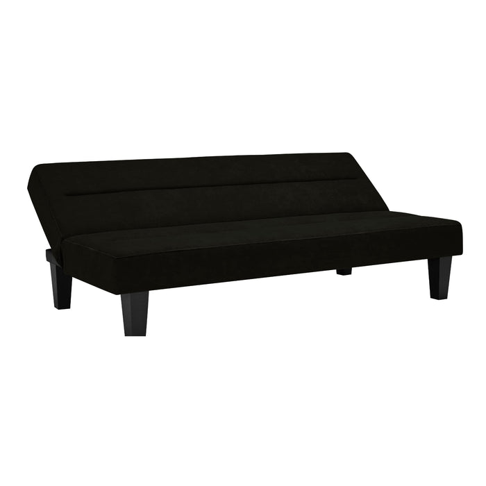 DOREL HOME 2 Seat Sofa BLACK VELVET Velvet 1,752.60 (W) x 812.80 (D) x 736.60 (H) mm