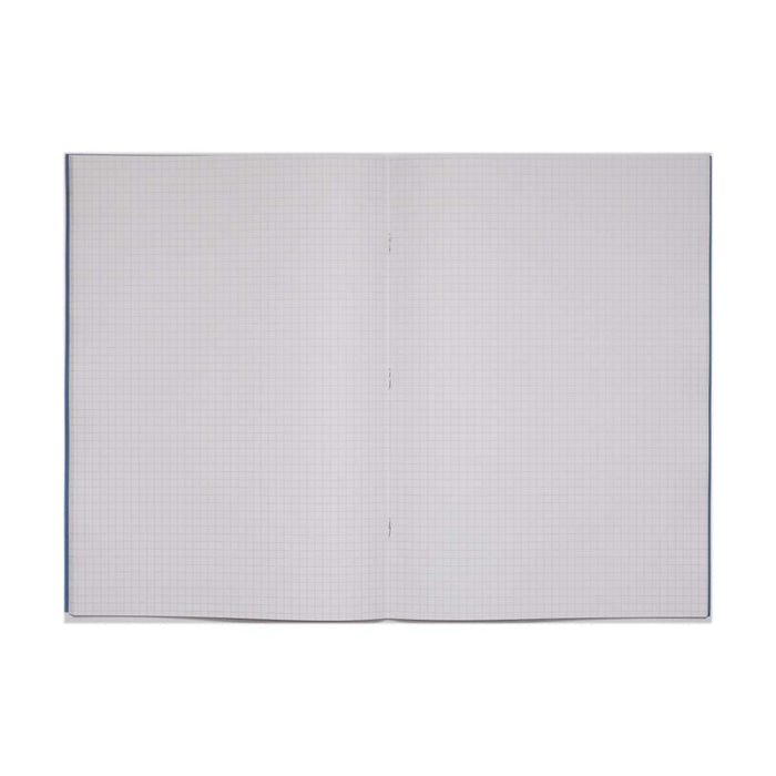 Rhino A4 Exercise Book 80 Page 5mm Squares S5 Light Blue (Pack 50) - VEX668-1625-6