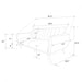 Novogratz 2115529NUK Sofa Beds 2,070 (W) x 800 (D) x 876 (H) mm