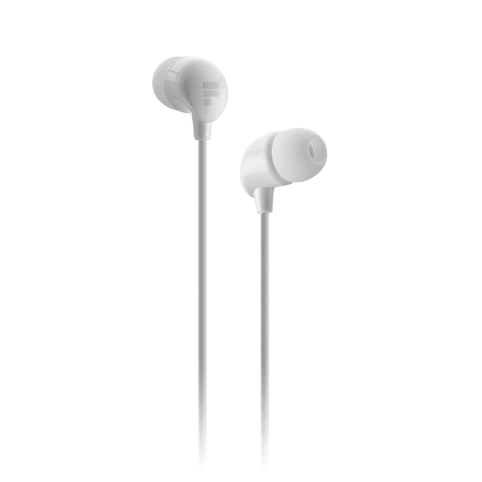 Kitsound Fresh Wired Earphones with Mic White