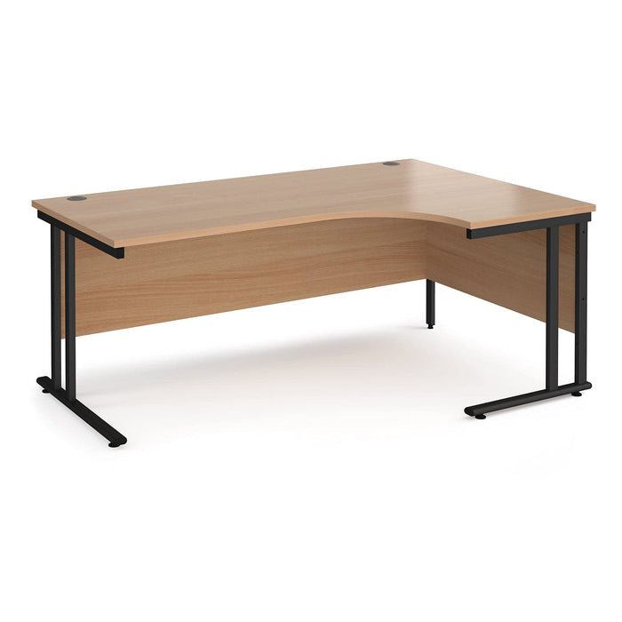 Dams International Right Hand Ergonomic Desk MC14ERKO 1,400 x 1,200 x 725 x 800 - 990 mm