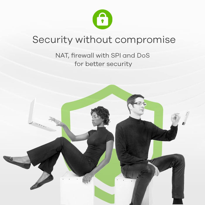 Zyxel DX3301-T0 - Wi-Fi system (router) - MPro Mesh Solutions - DSL modem - GigE - Wi-Fi 6 - Dual Band - VoIP phone adapter