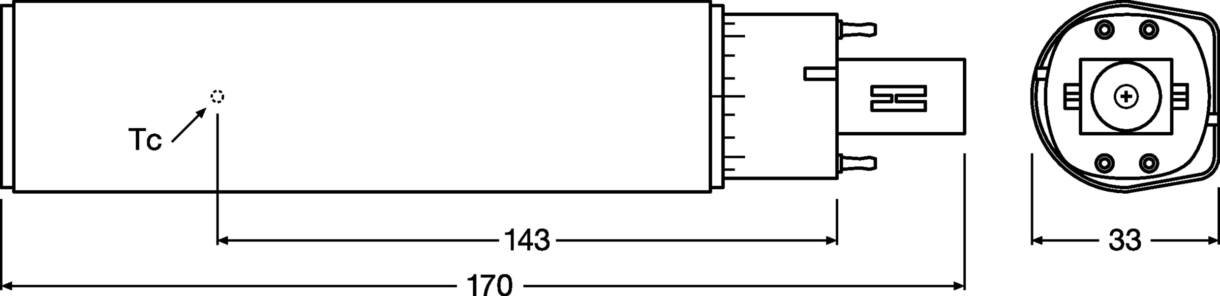 Osram Light Bulb Frosted G24q-3 10 W Cool White