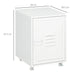HOMCOM Filing Cabinet White 385 x 380 x 5,550 mm