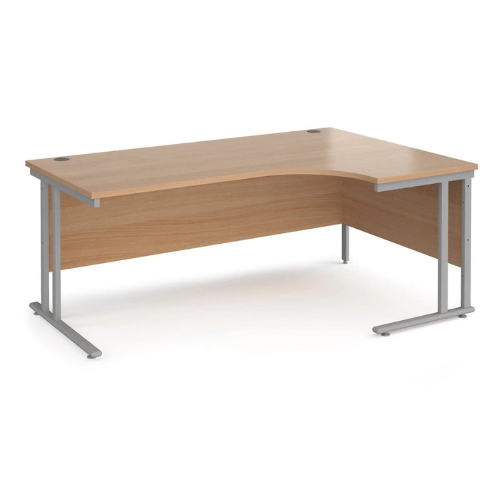 Dams International Right Hand Ergonomic Desk MC18ERSB 1,800 x 1,200 x 725 x 800 - 990 mm