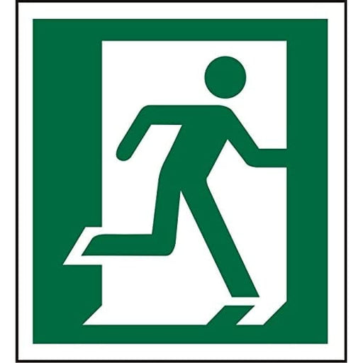 Fire Exit Sign Right Arrow Plastic 15 x 15 cm