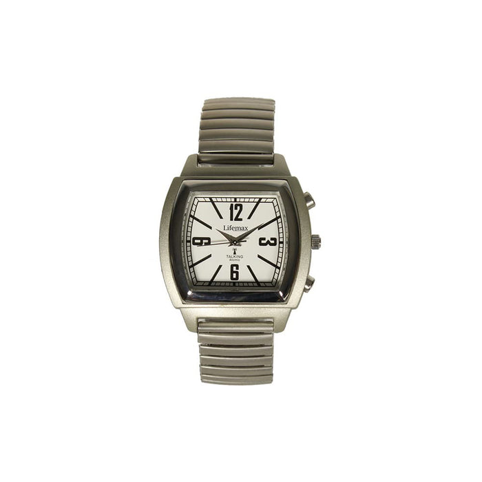 Lifemax Vintage Talking Atomic Watch Silver