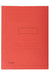 Exacompta 2 Flap Folder 445003E A4 Red Cardboard 24 x 32 cm Pack of 50