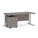 Dams International Straight Desk with 3 Drawer Pedestal SBS316GO 1,600 x 800 x 725 mm