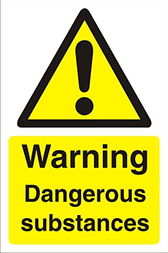 Warning Sign Dangerous Substances PVC 60 x 40 cm