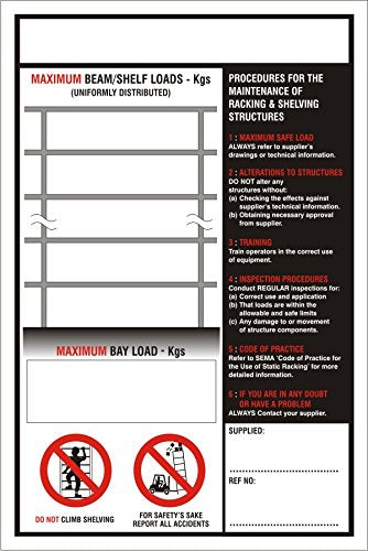 Mandatory Sign Maximum Loads Plastic 60 x 40 cm