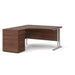 Dams International Desk with Pedestal EBS14LW 1,400 x 1,626 x 725 mm