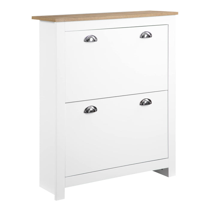 HOMCOM Shoe Cabinet White 230 x 905 mm