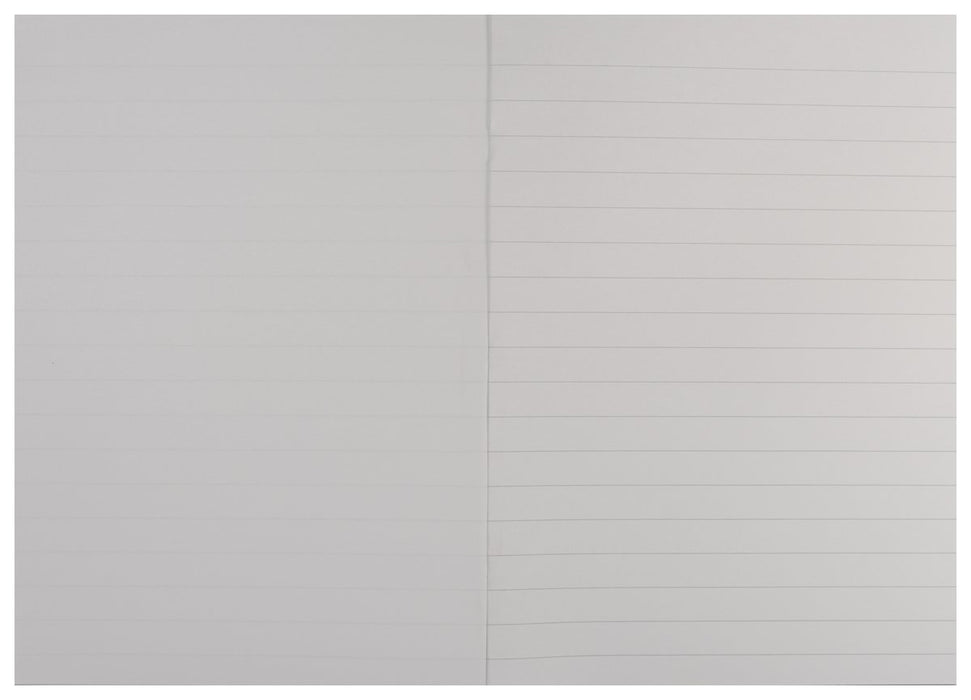 Rhino A4 Exercise Book 64 Page Feint Ruled 15mm With Plain Reverse Yellow (Pack 50) - VEX677-235-2