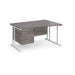 Dams International Wave Desk MC14WRP3WHGO 1,400 x 725 x 800 - 990 mm