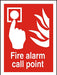 Fire Action Sign Self Adhesive Vinyl Assorted 30 x 20 cm