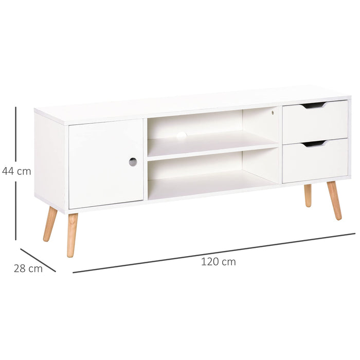 HOMCOM TV stand White 280 x 444 mm