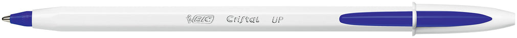 BIC Cristal UP Ballpoint Pen Grip Medium 0.35 mm Blue Pack of 20