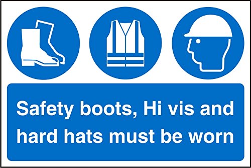 Mandatory Sign Safety Boots Plastic 40 x 60 cm
