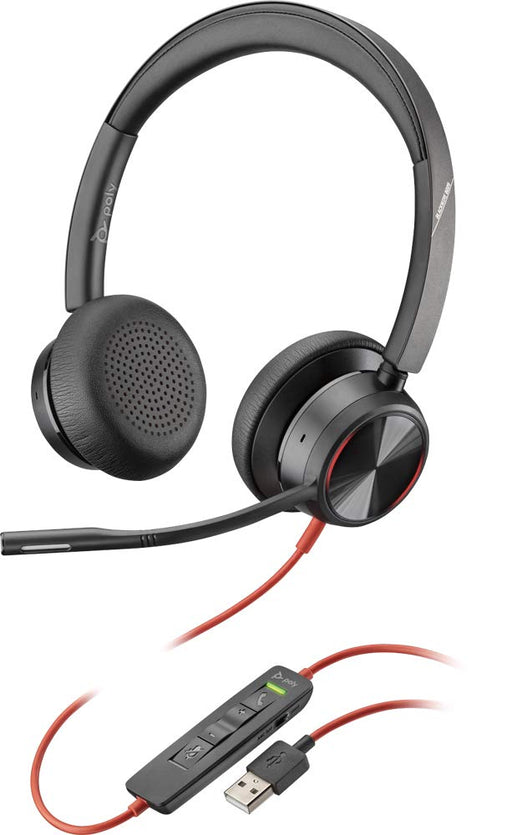 Poly Blackwire 8225 Stereo USB-A Wired Headset