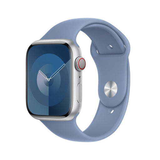 Apple - Band for smart watch - 45 mm - M/L (fits wrists 160-210 mm) - winter blue