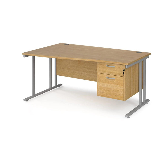 Dams International Wave Desk MC16WLP2SO 1,600 x 725 x 800 - 990 mm