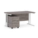 Dams International Straight Desk with 3 Drawer Pedestal SBWH314GO 1,400 x 800 x 725 mm