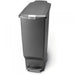 SLINGSBY Pedal Bin 40 L Grey 25.9 x 48.8 x 64 cm