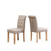 NEO Dining Chairs Non Height Adjustable Cream 2XFABRIC-CHR-CRM 440 (W) x 560 (D) x 935 (H) mm Pack of 2