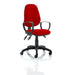 Dynamic Independent Seat & Back Task Operator Chair Loop Arms Eclipse Plus III Bergamot Cherry Seat High Back