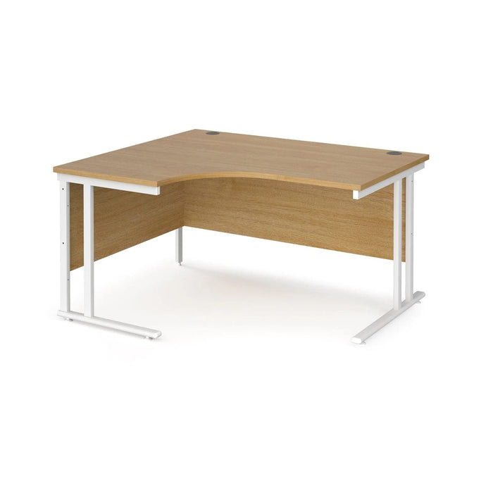Dams International Left Hand Ergonomic Desk MC14ELWHO 1,400 x 1,200 x 725 x 800 - 990 mm