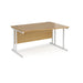 Dams International Wave Desk MC14WRWHO 1,400 x 725 x 800 - 990 mm