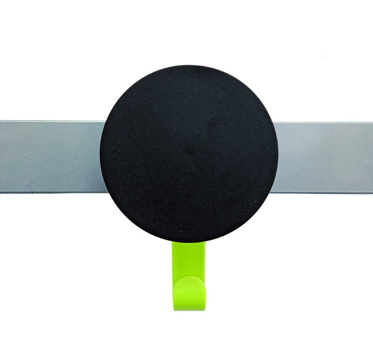 Alba Coat Hook B00BFRQSC6 Black 430 x 70 x 90 mm