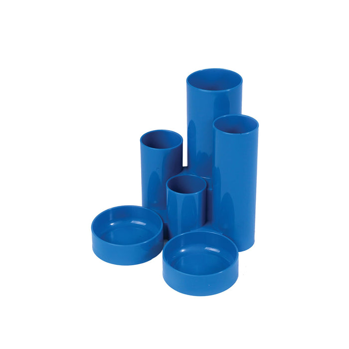 Deflecto Desk Organiser Plastic Blue