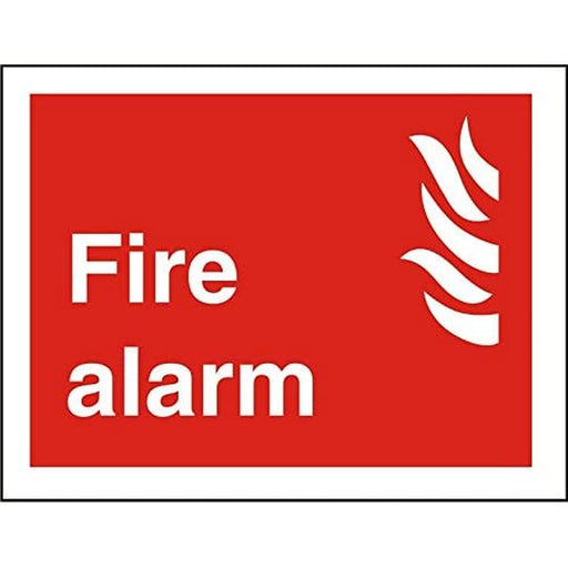 Fire Alarm Sign Call Point Plastic 15 x 20 cm