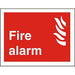 Fire Alarm Sign Call Point Plastic 15 x 20 cm