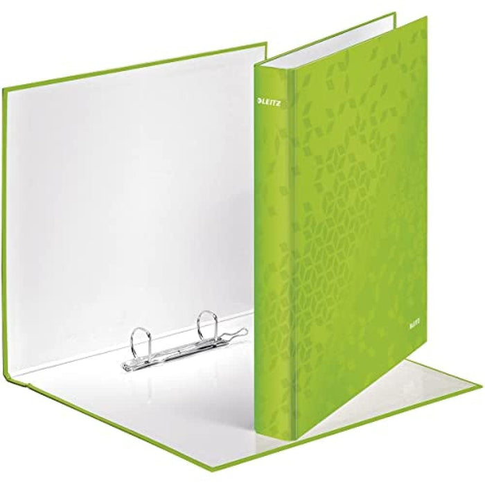 Leitz WOW Ring Binder A4 Manila Cardboard 2 ring 25 mm Green