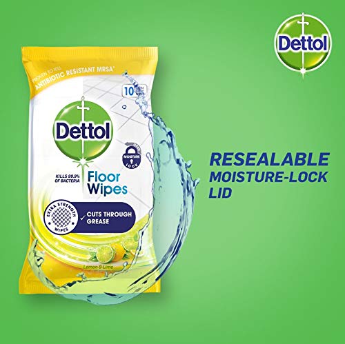 Dettol Floor Wipes Bio Citrus Pk10