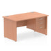 Dynamic Desk Impulse MI001738 Brown 1400 mm (W) x 800 mm (D) x 730 mm (H)