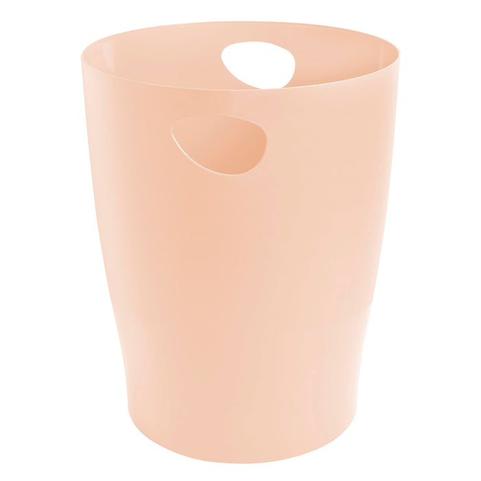 Exacompta Aquarel Waste Bin 45361D PP (Polypropylene) Pastel Coral 263 x 335 x 335 mm