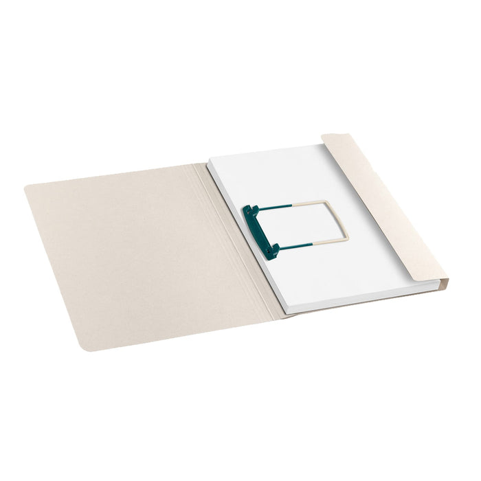 Djois Tree-Free Clip File Cream A4+ Cardboard 225 gsm 250 x 310 mm Pack of 10